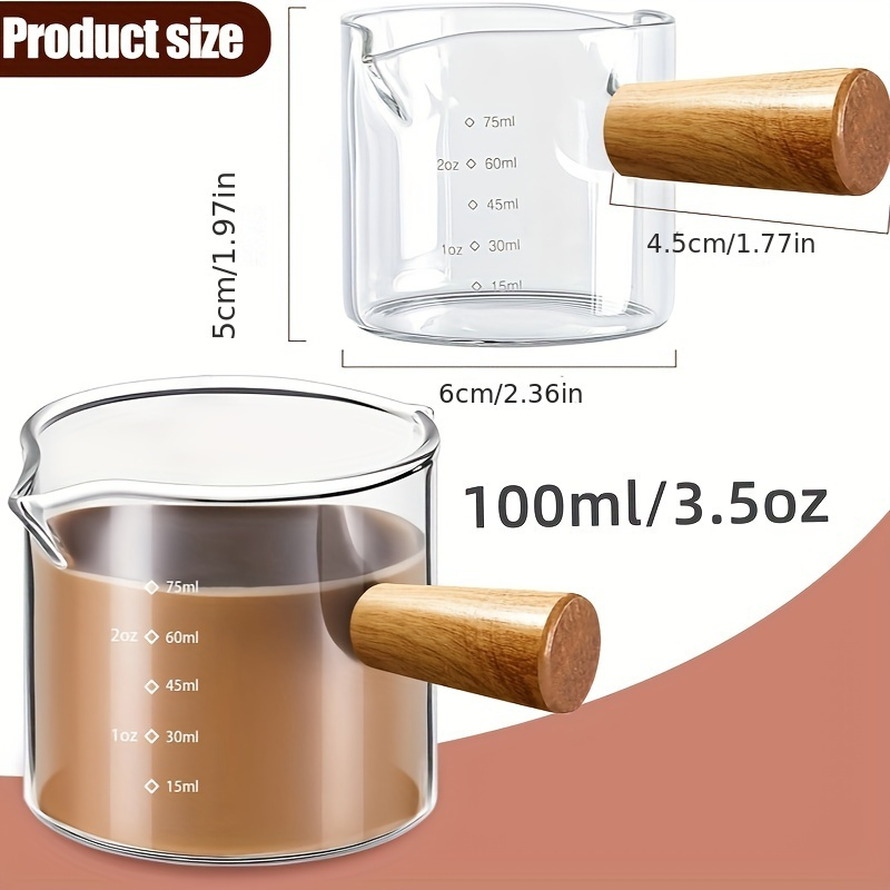 Double Pour Spout Heat Resista - огляд і ціна Espresso Shot Glass
