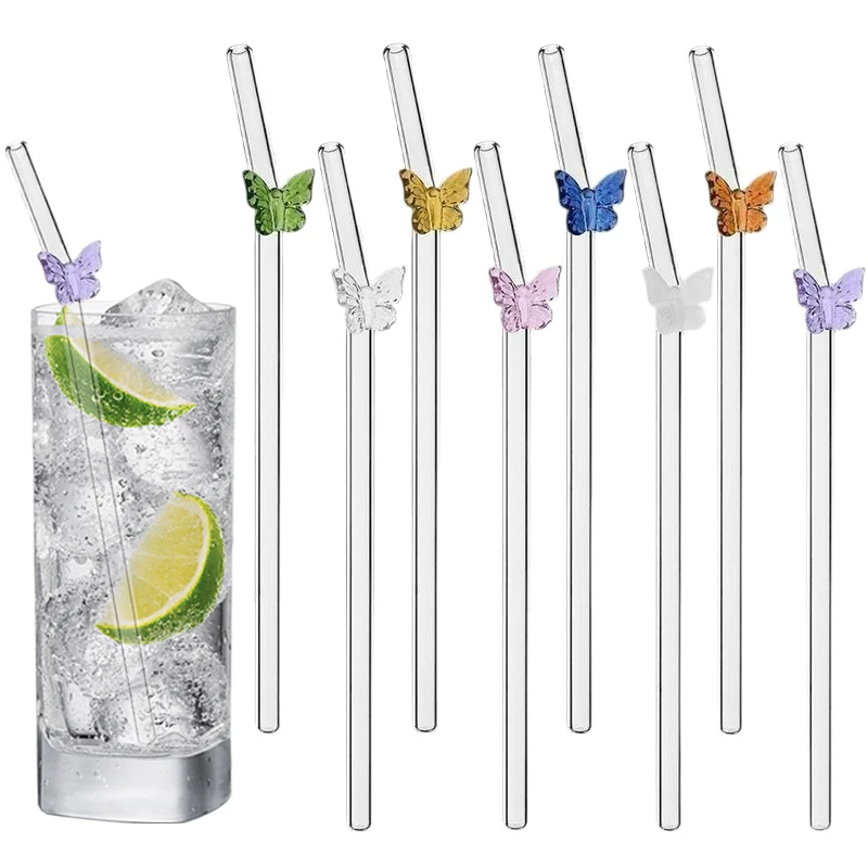 4Pcs Reusable Bow Glass Straws - огляд і ціна Espresso Shot Glass