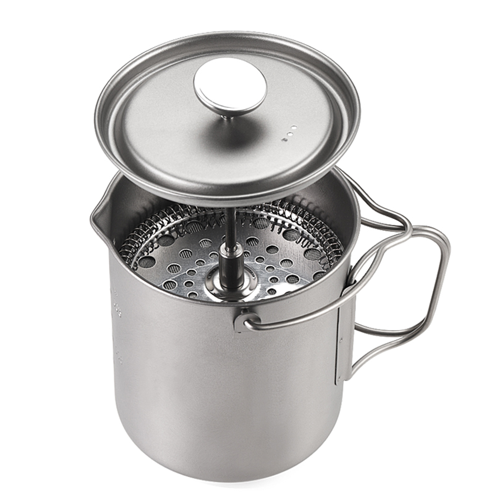 Lixada 750ml Titanium Coffee C - огляд і ціна Coffee Equipment For Camping