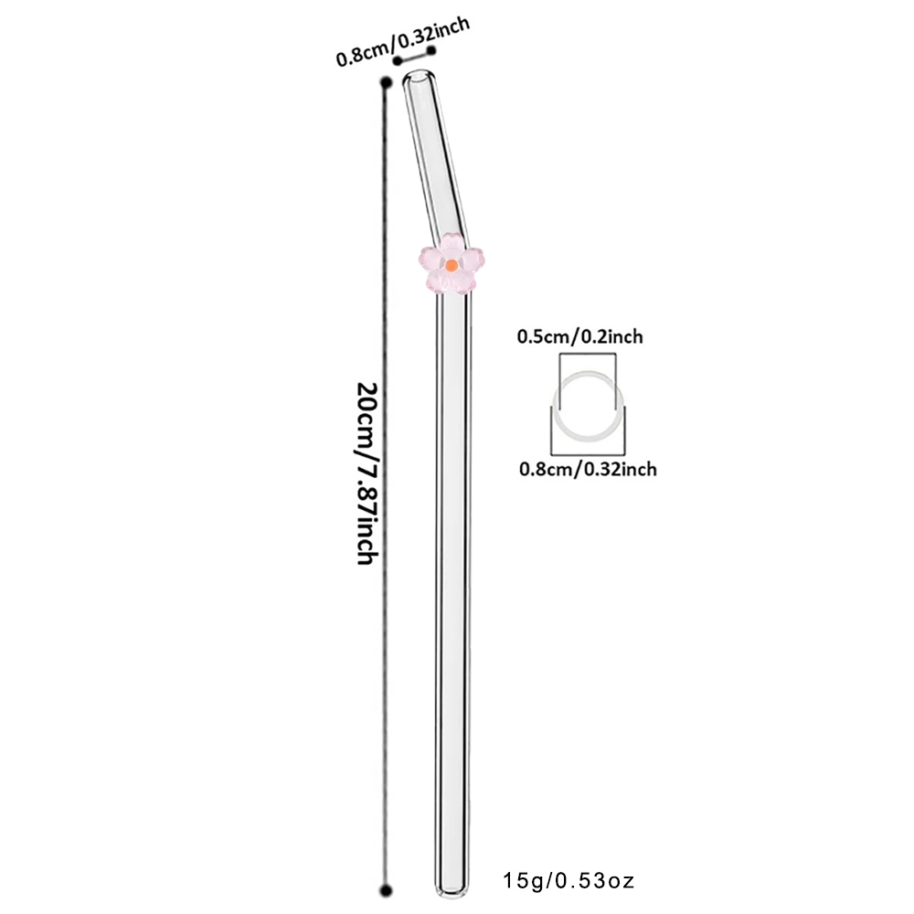 6Pcs Flower Drinking Straw Set - огляд і ціна Espresso Shot Glass